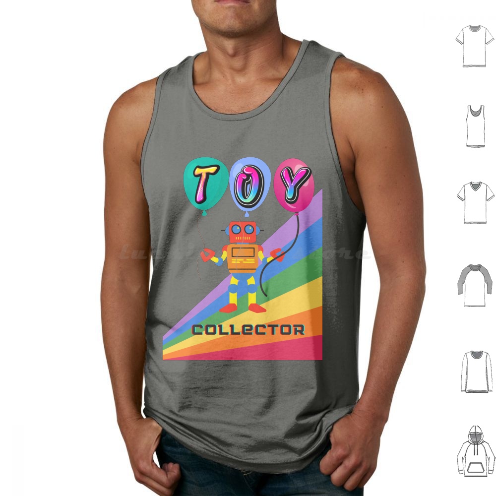 Vintage And Collectible Toys - Toy Collector Tanktops Print Katoen Actiefiguren