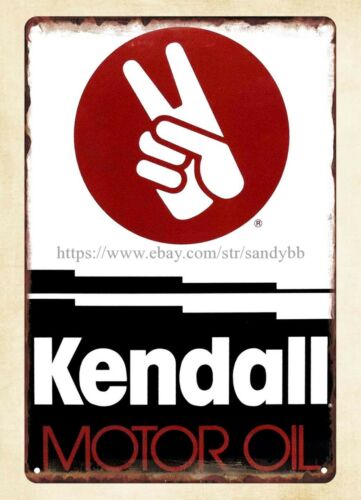 Vintage And Collectible Stores - Kendall Motor Oil metalen blikkenbord bewaart