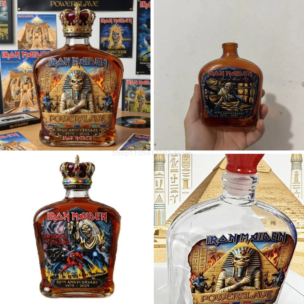 Vintage Collectible Liquor Bottles - Vintage Rock Mummy Sculptuur Drankfles, Creatieve