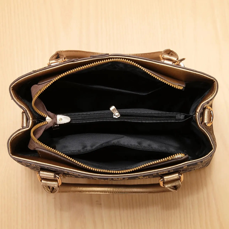 Dameshandtasset met schouderta - Vintage Zipper recensie en prijs