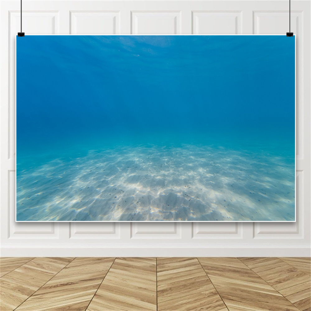 Blauwe onderwaterwereld achter - Photo Develop Tank recensie en prijs