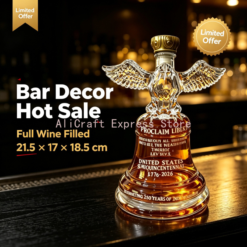 250th Independence Eagle Bell  - Vintage Collectible Liquor Bottles recensie en prijs