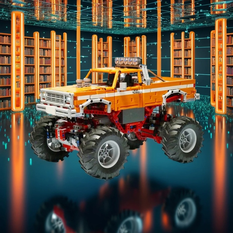 1683-delige MOC Technische Vin - Vintage Collectible Trucks recensie en prijs
