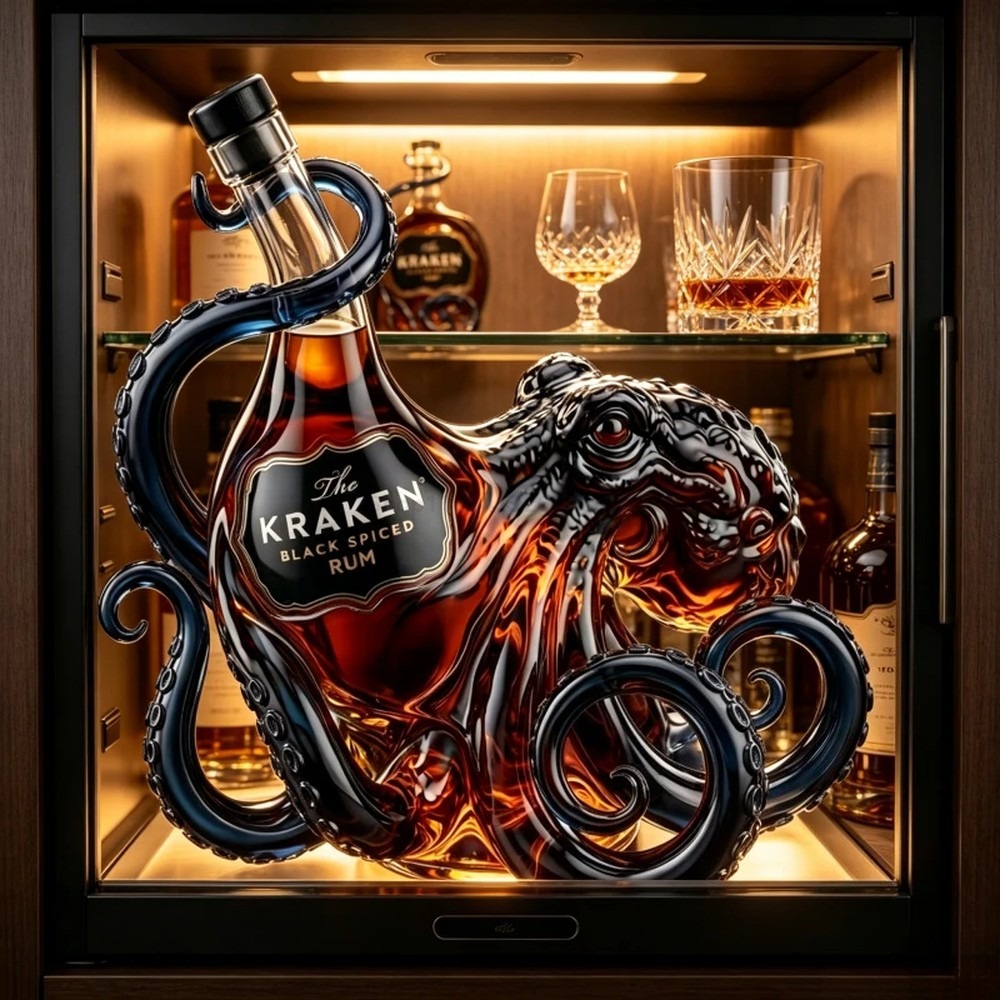 Vintage Kraken Octopus Rumfles - Vintage Collectible Posters recensie en prijs