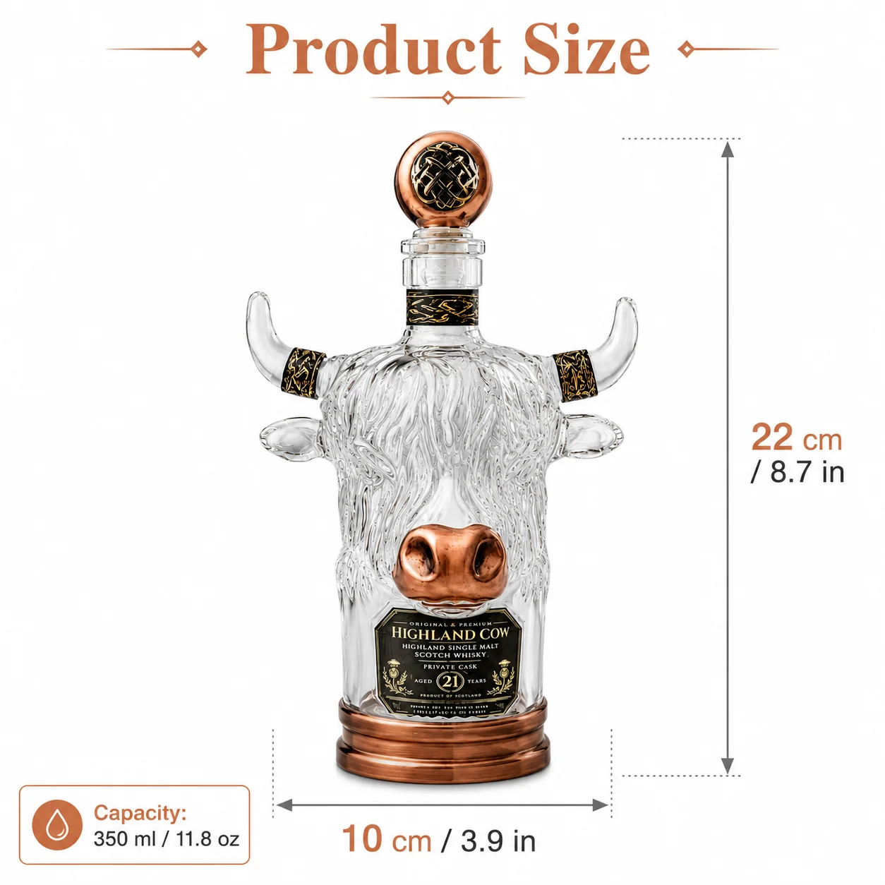 Originele Highland Cow glazen  - Vintage Collectible Liquor Bottles recensie en prijs
