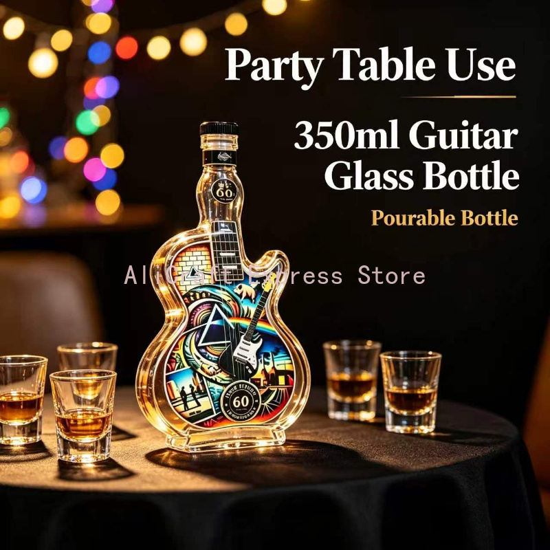 Vintage Rock Patroon Gitaar Gl - Vintage Collectible Liquor Bottles recensie en prijs