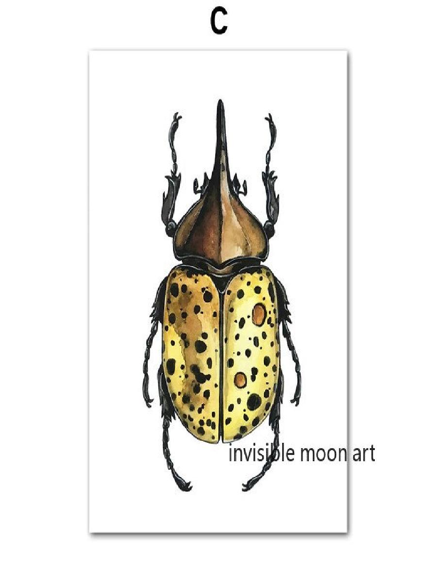 Vintage Insectenkunst Kleurrij - Vintage Collectible Posters recensie en prijs
