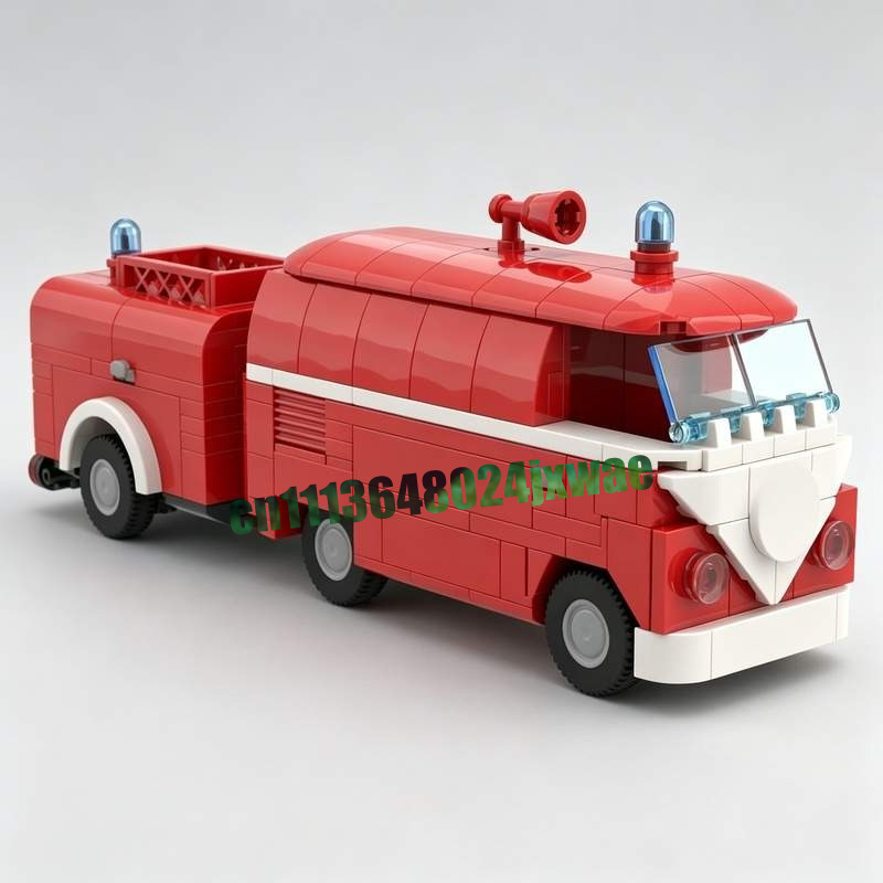 369PCS MOC Vintage Brandweerwa - Vintage Collectible Trucks recensie en prijs