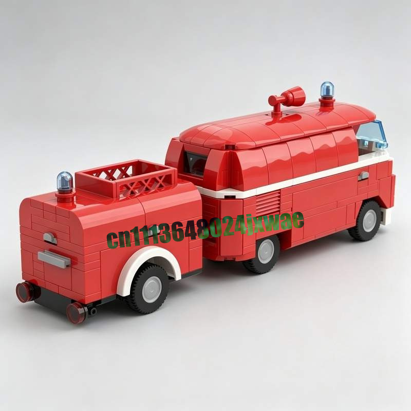 369PCS MOC Vintage Brandweerwa - Vintage Collectible Trucks recensie en prijs
