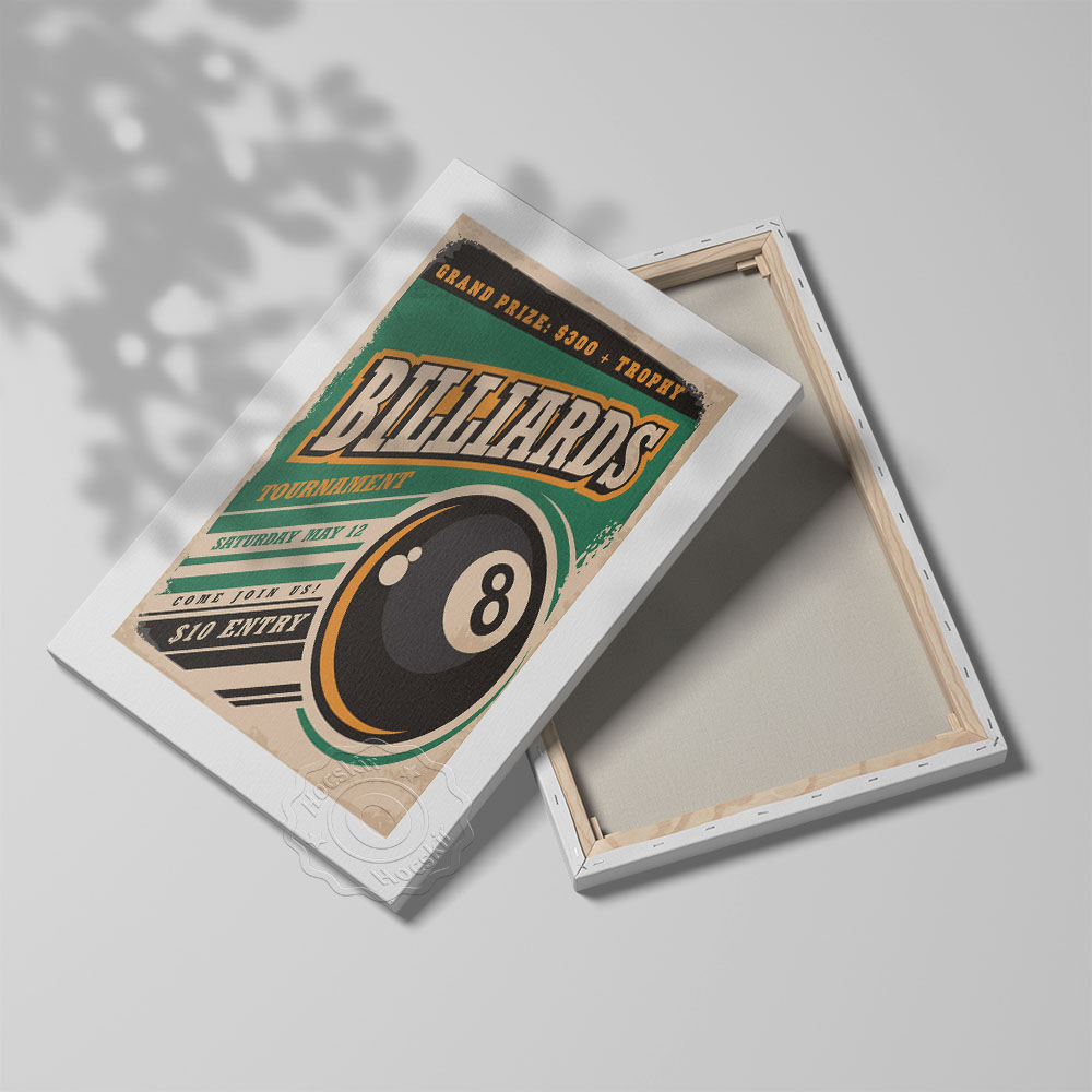 Biljart Toernooi Advertentie A - Vintage Collectible Posters recensie en prijs