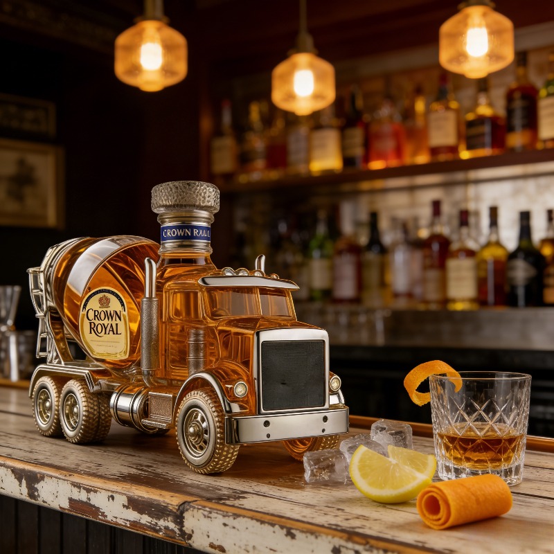 Vintage vrachtwagen design gla - Vintage Collectible Liquor Bottles recensie en prijs