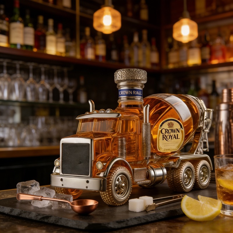 Vintage vrachtwagen design gla - Vintage Collectible Liquor Bottles recensie en prijs