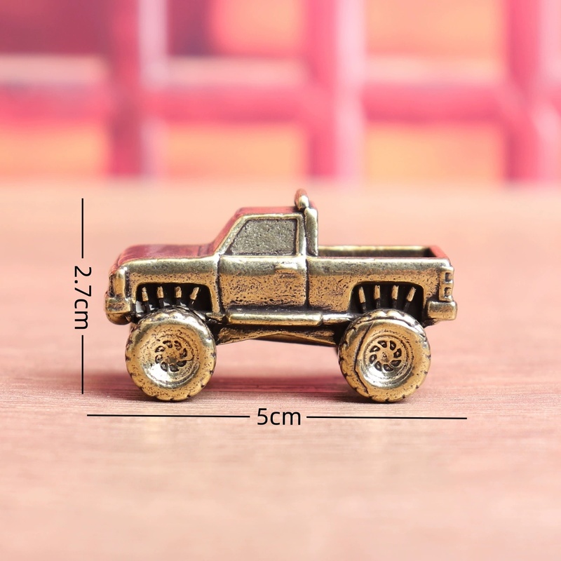 Vintage koperen pick-up model  - Vintage Collectible Trucks recensie en prijs