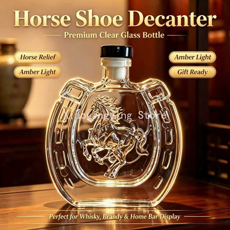 Vintage glazen wijnkaraf met p - Vintage Collectible Liquor Bottles recensie en prijs