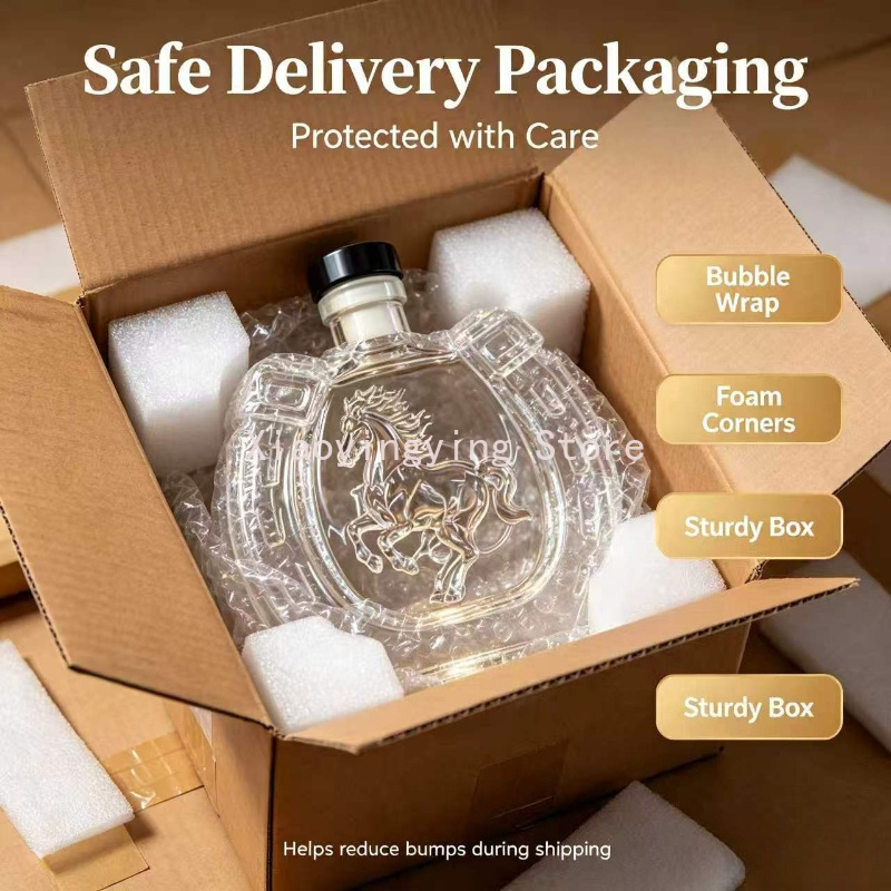 Vintage glazen wijnkaraf met p - Vintage Collectible Liquor Bottles recensie en prijs