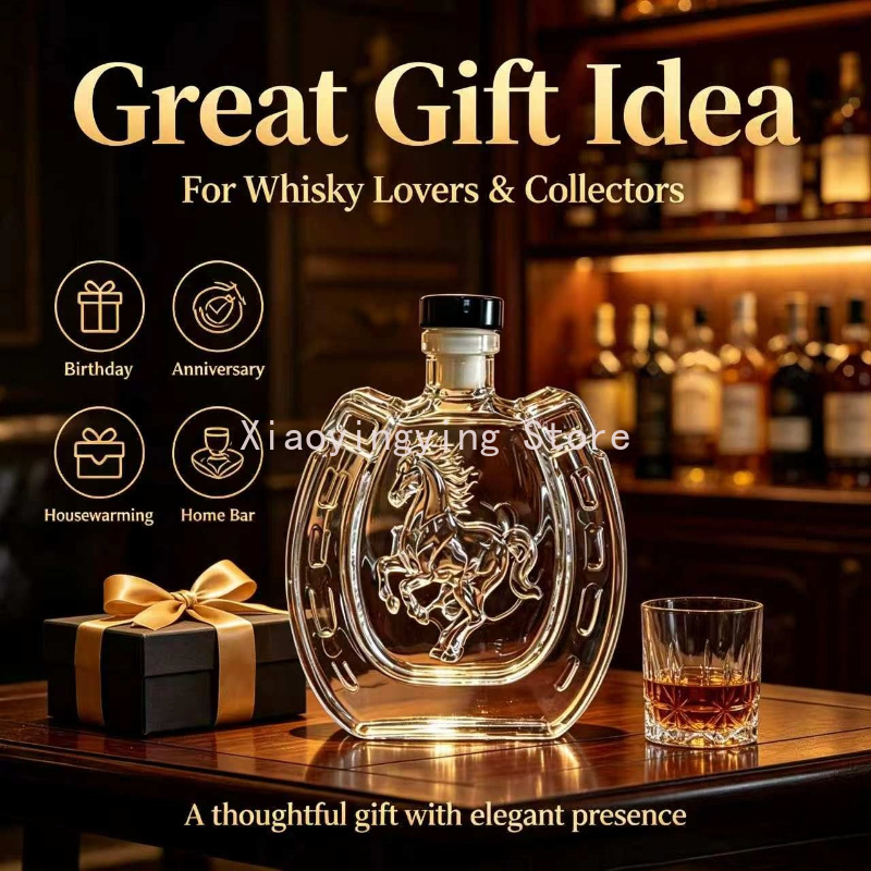 Vintage glazen wijnkaraf met p - Vintage Collectible Liquor Bottles recensie en prijs