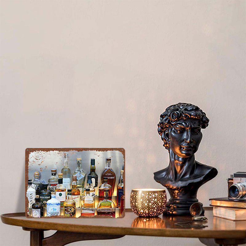 Drankfles Collectie Poster Aan - Vintage Collectible Liquor Bottles recensie en prijs