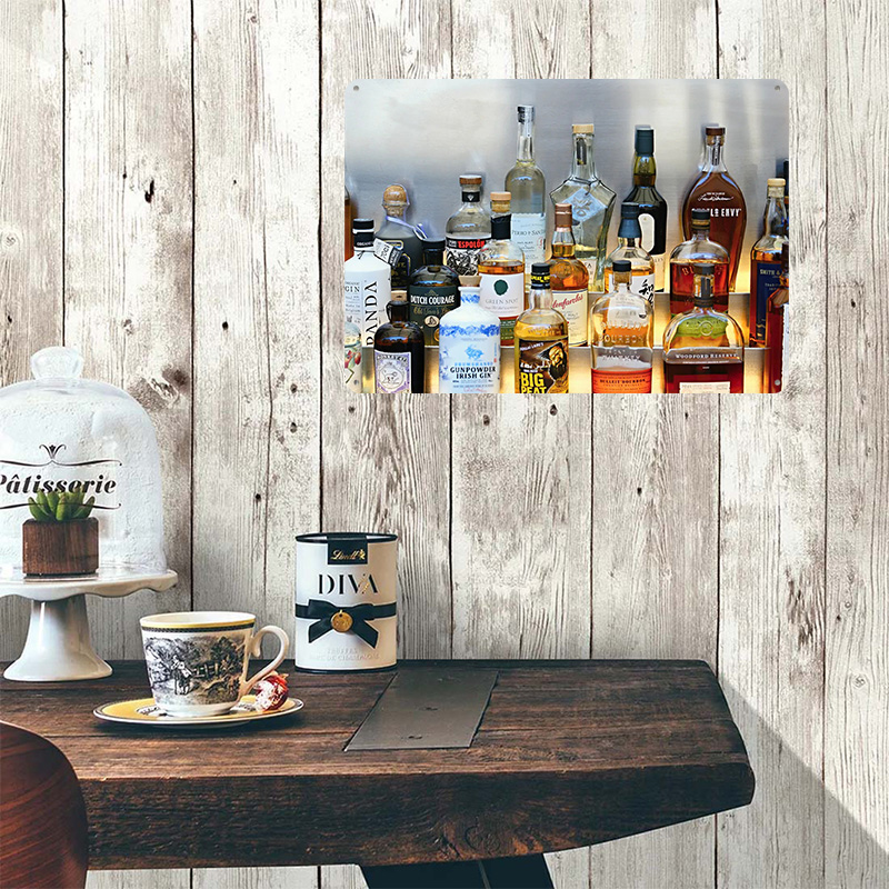Drankfles Collectie Poster Aan - Vintage Collectible Liquor Bottles recensie en prijs
