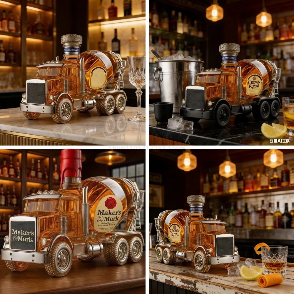 Vintage vrachtwagen glazen whi - Vintage Collectible Liquor Bottles recensie en prijs