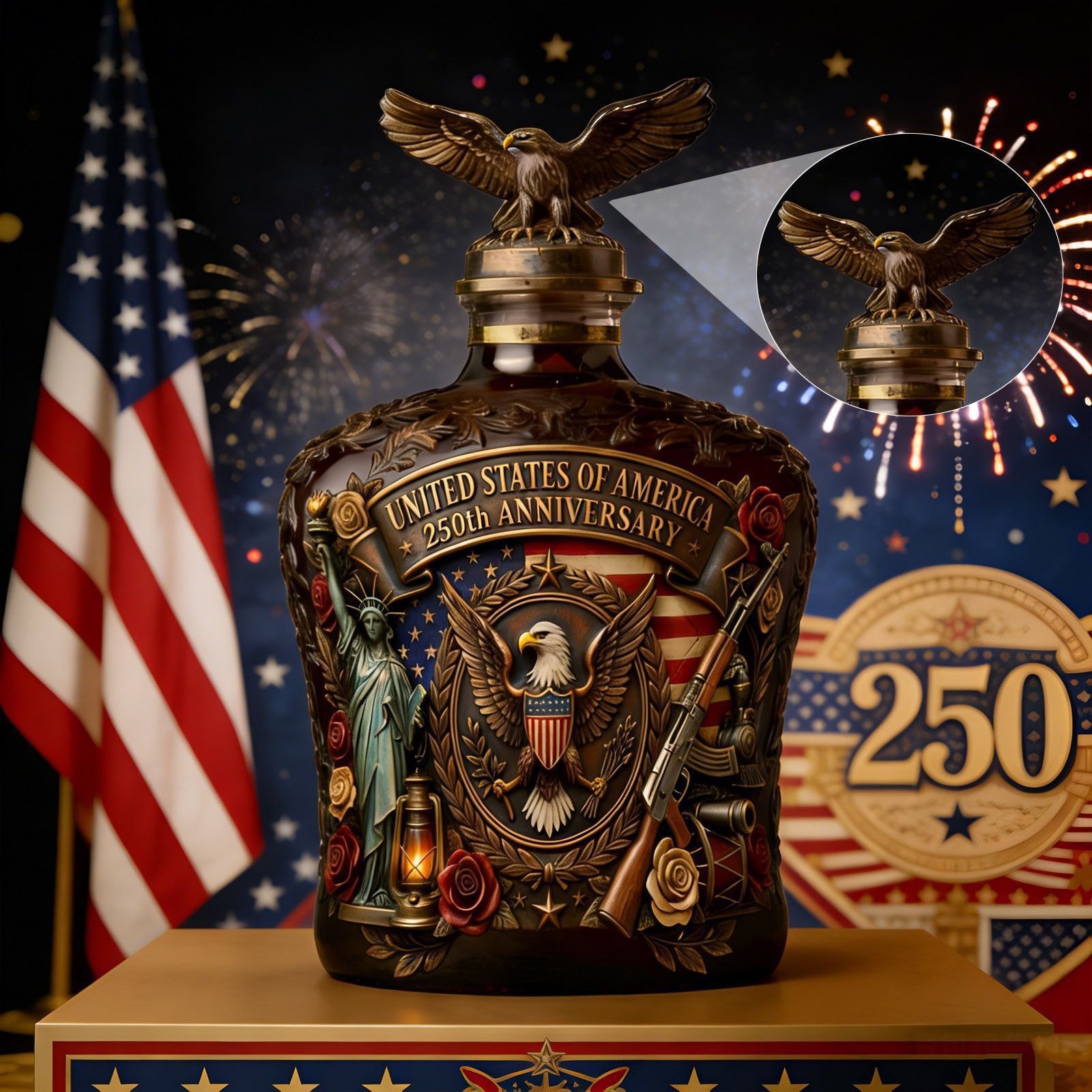 Vintage Amerikaanse Freedom Ea - Vintage Collectible Liquor Bottles recensie en prijs